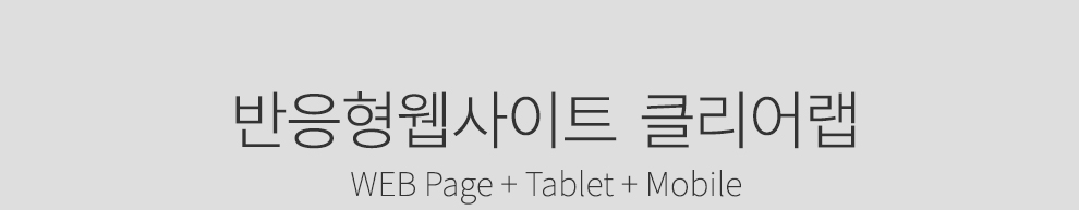 클리어랩 반응형웹 상세 이미지 2