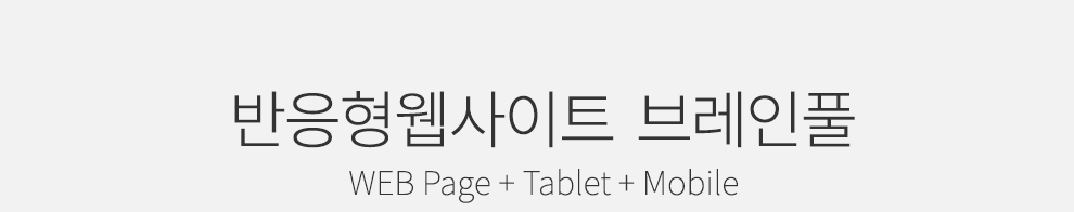 브레인풀 반응형웹사이트 상세 이미지 2